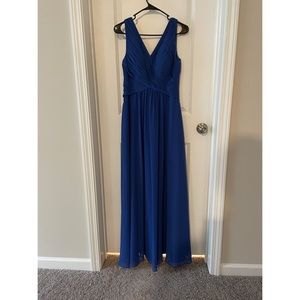 Royal blue bridesmaid dress